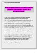 Rn Concept based assessment Level 1 Exam Questions And Answers &vert;Latest 2025 &vert; Guaranteed Pass&period;