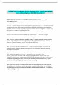 CMN568 Unit 5 Psychiatric McPhee Questions 2024 &vert; Actual Questions and Answers Latest Updated 2024&sol;2025 &lpar;Graded A&plus;&rpar;
