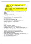 &Tab;NSG 6440 Practice Test &sol; Random&Tab;  &Tab;questions and answers latest top score&period;&Tab;   