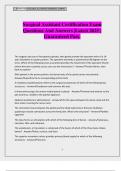 Surgical Assistant Certification Exam Questions And Answers &vert;Latest 2025 &vert; Guaranteed Pass&period;