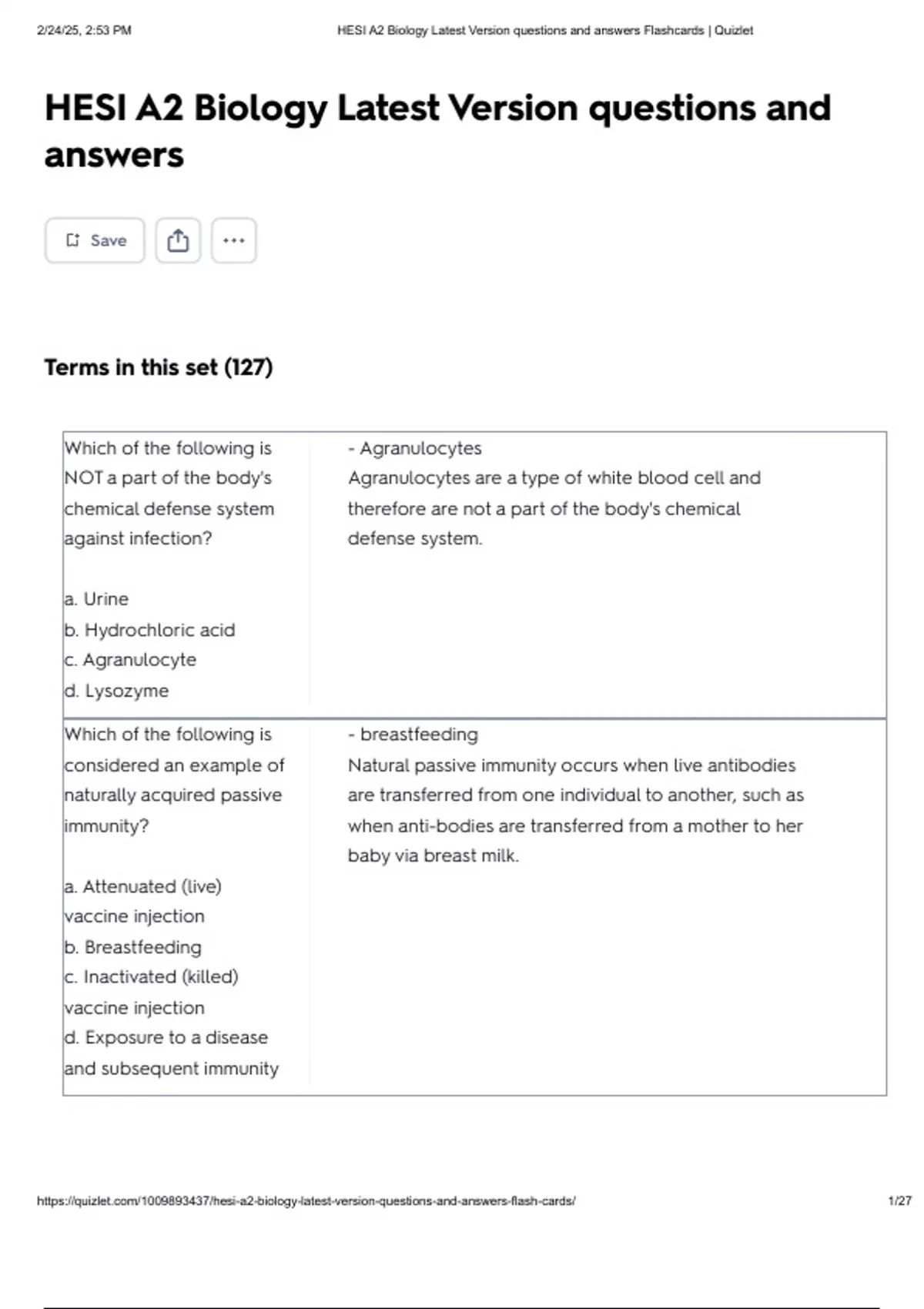 HESI A2 Biology Latest Version questions and answers - HESI A2 Biology ...