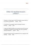 D352 Ch2 Verified Answers &lpar;2025&rpar;&excl;&excl;