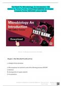 Test Bank For Microbiology&colon; An Introduction 13th  Edition by Tortora&comma; Funke&comma; Case 9780134605180 All Chapter  Complete Guide&vert; 2025&sol;2026 Latest Update