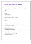 PN2 final exam with correct answers
