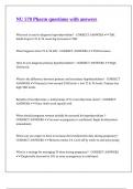 NU 578 Pharm questions with answers