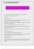 Unc exss 181 Final Exam Questions And Answers &vert;Latest 2025 &vert; Guaranteed Pass&period;