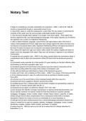 Ct Notary Exam &lpar;2025&sol;2026 Newest Update&rpar; COMPLETE QUESTIONS AND VERIFIED ANSWERS  ALREADY GRADED A&plus;&excl;&excl; &lpar;ALL BUNDLED HERE&excl;&excl;&excl;&rpar;