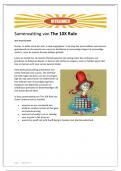 Samenvatting (NLs) van het boek The 10X Rule (De 10x-regel) van Grant Cardone - door Uitblinker