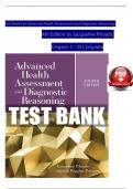 TEST BANK For Advanced Health Assessment and Diagnostic Reasoning&comma; 4th Edition by Jacqueline Rhoads&comma; Verified Chapters 1 - 18&comma; Complete Newest Version