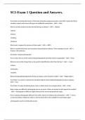 SCI-Exam 1 Question and Answers&period;&period;docx