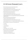 SCI 220 Forensic Photography Exam 6&comma;&period;docx