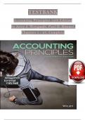 TEST BANK For Accounting Principles&comma; 14th Edition by Jerry J&period; Weygandt&comma; Paul D&period; Kimmel&comma; Verified Chapters 1 - 27&comma; Complete Newest Version