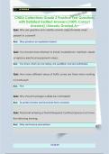 CWEA Collections Grade 2 Practice Test Questions  with Detailed Verified Answers &lpar;100&percnt; Correct  Answers&rpar; &sol;Already Graded A&plus;