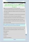 CPSC 4440 AWS ACA Questions with Detailed  Verified Answers &lpar;100&percnt; Correct Answers&rpar; &sol;Already  Graded A&plus;