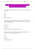 NRSG 6300 Advanced Pathophysiology Exam 5 Questions with Verified Answers