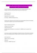 NRSG 6300 Advanced Pathophysiology Exam2 Questions with Verified Solutions
