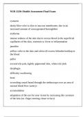 NUR 2220&colon; Health Assessment Final Exam