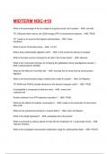 MIDTERM NSC-419 EXAM QUESTIONS AND ANSWERS 2025&sol;2026&lpar; A&plus; GRADED 100&percnt; VERIFIED&rpar;&period;