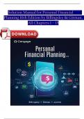 Solution Manual for Personal Financial Planning&comma; 16th Edition 2024 by Randy Billingsley&comma; Lawrence J&period; Gitman&comma; Verified
