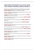 QDM EXPERT EXAM NEWEST 2025 ACTUAL EXAM &lpar;100&percnt; CORRECT ANSWERS&rpar; &vert;ALREADY GRADED A&plus;