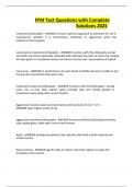 FFM Test Questions with Complete Solutions 2025