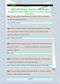 NRSG 387R Midterm Questions with Detailed  Verified Answers &lpar;100&percnt; Correct Answers&rpar; &sol;Already  Graded A&plus;