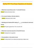 DAVITA PCT FINAL EXAM &lpar;Latest 2025 &sol; 2026 Update&rpar; Questions and Verified Answers &vert; 100&percnt; Correct &vert; Grade A&plus;&period;