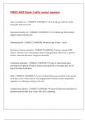 NRSG 4502 Exam 1 with correct answers