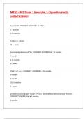 NRSG 4502 Exam 1 &lpar;modules 1-5&rpar;questions with correct answers