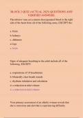 BLOCK 2 QUIZ &lpar;ACTUAL 2025&rpar; QUESTIONS AND  VERIFIED ANSWERS
