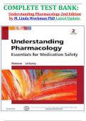 COMPLETE TEST BANK&colon; Understanding Pharmacology 2nd Edition by M&period; Linda Workman PhD Latest Update&period;
