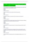 FULL GED PRACTICE TEST EXAM WITH CORRECT ANSWERS