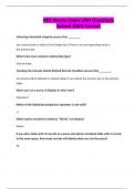 MIS Access Exam UNH Questions Solved 100&percnt; Correct