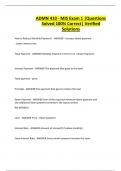ADMN 410 - MIS Exam 1 &vert;Questions Solved 100&percnt; Correct&vert; Verified Solutions