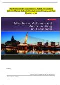 Modern Advanced Accounting In Canada&comma; 10th Edition Solution Manual By Darrell Herauf&comma; Chima Mbagwu&comma; Verified Chapters 1 - 12&comma; Complete Newest Version