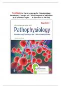 Test Bank &vert; Davis Advantage for Pathophysiology&comma; 3rd Edition by Capriotti &vert; Chapters 1&ndash;46 &vert; Verified & Updated 2025 PDF Download