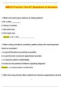 AMCA Practice Test 1 &lpar;Latest 2025 &sol; 2026 Update&rpar; Questions and Verified Answers &vert; 100&percnt; Correct &vert; Grade A&plus;