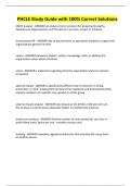 PHCLE Study Guide with 100&percnt; Correct Solutions