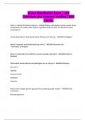 Water Distribution Exam &vert; 164 Questions and Answers Verified 100&percnt; Correct