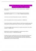 Water Distribution Exam Questions and Answers Verified 100&percnt; Correct