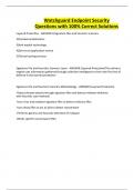 Watchguard Endpoint Security Questions with 100&percnt; Correct Solutions