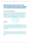 NSG 222 Family Nursing Exam One 2025 UPDATE COMPLETE KEY CONCEPT COVERED  100&percnt; VERIFIED EXAM HERZING UNIVERSITY