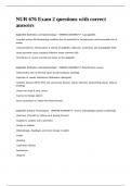 NUR 676 Exam 2 questions with correct answers