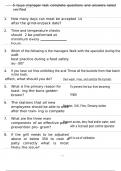 5 Guys manager test complete questions and answers latest update 2025verifed