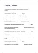 Elsevier Quizzes Actual Real Exam Questions And Detailed Answers&period;