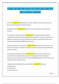 GLYNCO BOP MIDTERM EXAM STUDY GUIDE QUESTIONS WITH 100- ACCURATE ANSWERS