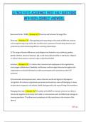 GLYNCO FLETC ACADEMICS FIRST HALF QUESTIONS WITH 100&percnt; CORRECT ANSWERS&period;