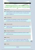 PHB-301 Final Questions with Detailed Verified  Answers &lpar;100&percnt; Correct Answers&rpar; &sol;Already Graded  A&plus;