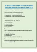 HCA 201A FINAL EXAM STUDY QUESTIONS  AND ANSWERS LATEST UPDATED RATED A&period;