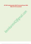 ATI RN Fundamentals 2024 Proctored Exam With NGN&colon; All 70 Screenshot
